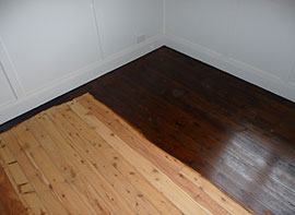 Timber floor Staining, Residential